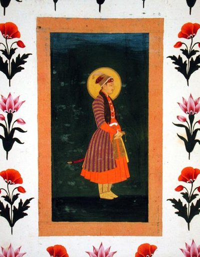 定規の立像（『スモール・クライヴ・アルバム』より 作： School Mughal