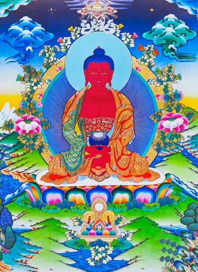 阿弥陀如来坐像（布地ガッシュ） 作： School Nepalese