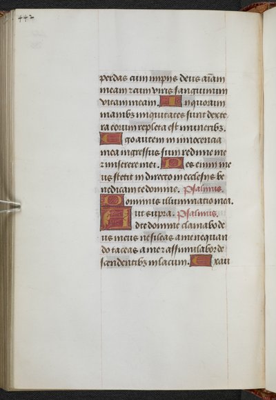 キングス9世、f.235v、時祷書、サラムの使用（「アン・ブーリンの時祷書」）（ヴェラム） 作： School Netherlandish