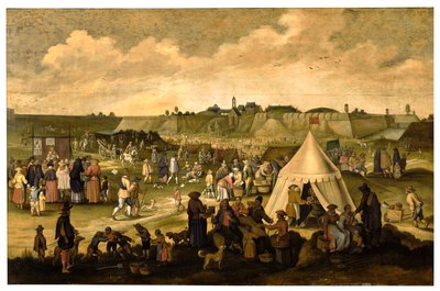 アントワープのスペイン人の城（パネルに油彩） 作： School Netherlandish