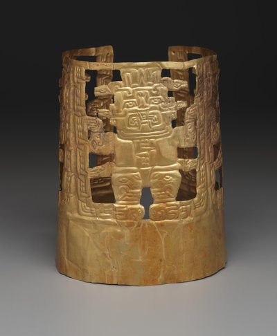 神像入りの王冠、紀元前1000年～200年頃（金 作： School Peruvian