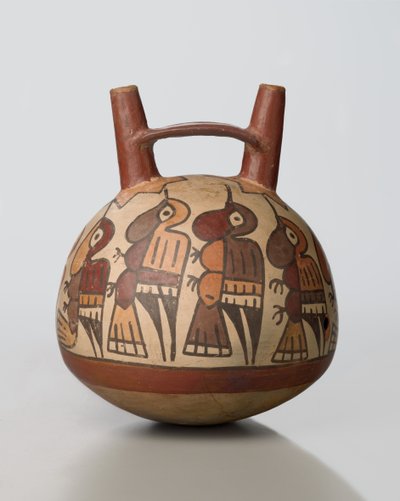 ナスカのダブルスパウト容器 作： School Peruvian