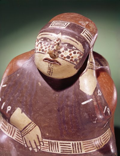 ナスカ文化の陶器製ココア・ピッカー（土器）（231883のディテール 作： School Peruvian