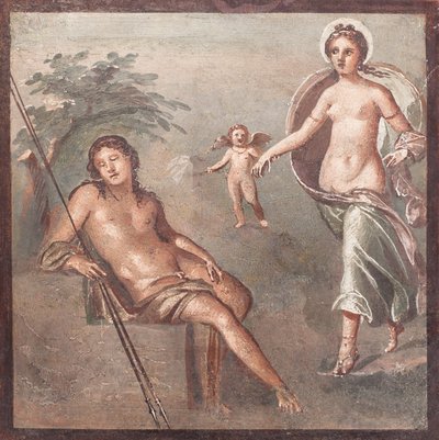 エンディミオンとセレーネ、ヘルクラネウム 作： School Roman