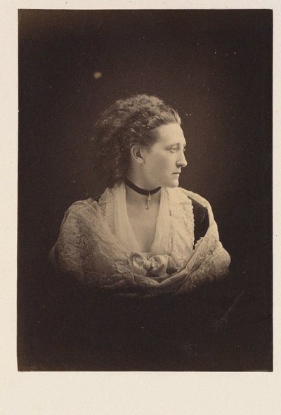 Marie Maximilianovna de Leuchtenberg - ロイヒテンベルクのマリア・マクシミリアノフナ王女 (1841-1914)、匿名。 リソグラフィー 作： School Russian