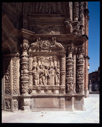 View of the cathedral st Mary, Astorga, Spain (View of the facade of cathedral st Mary, Astorga, Spain) 作： School Spanish
