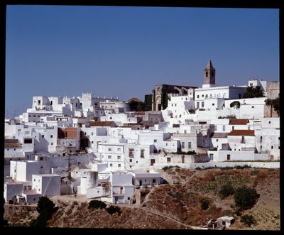 Vejer de la Frontera, Andalusia Spainの眺め。 作： School Spanish