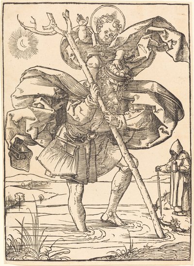 聖クリストファー 作： School of Albrecht Dürer