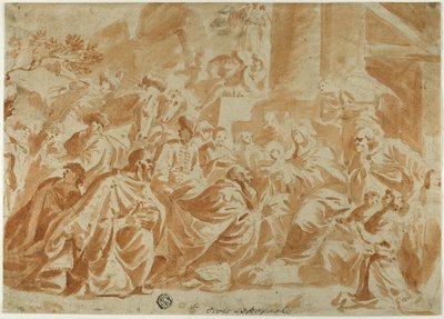 魔術師の崇拝 作： School of Peter Paul Rubens