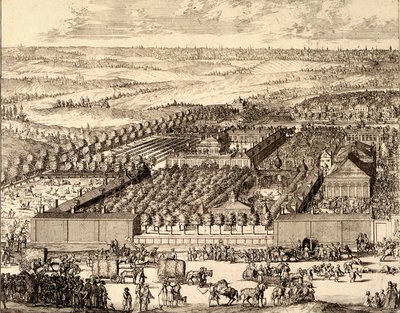 モスクワのジャーマンクォーターネメツカヤスロボダ、1705年 作： Schoonebeek