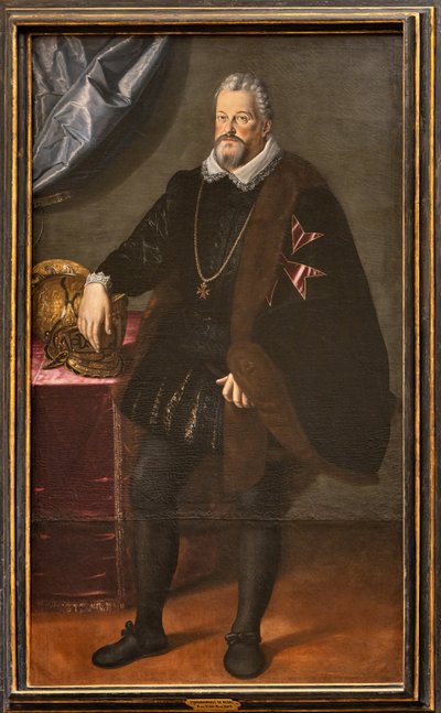 フェルディナンド・デ・メディチの肖像 1550-98年頃 油彩・カンヴァス 作： Scipione (1550-98) Pulzone