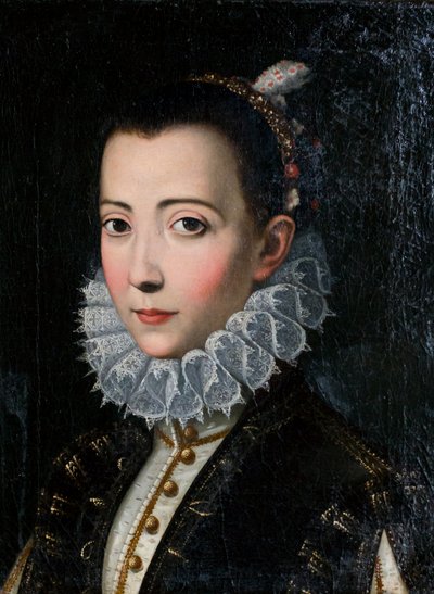 フェリーチェ・コロンナ・オルシーニの肖像 作： Scipione (1550 98) Pulzone