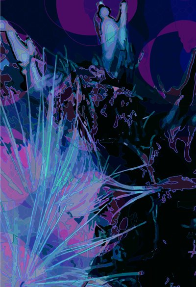 Artichoke_abst_vert5(デジタル) 作： Scott J. Davis