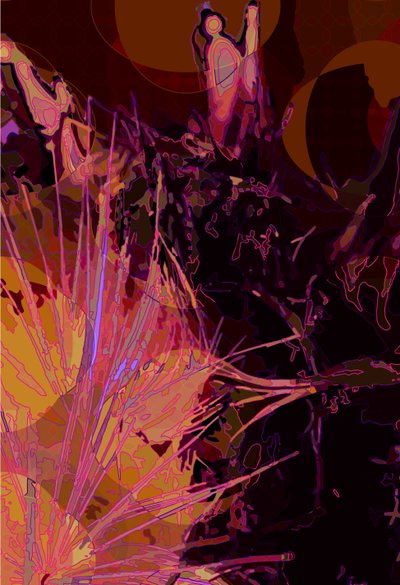 Artichoke_abst_vert6(デジタル) 作： Scott J. Davis