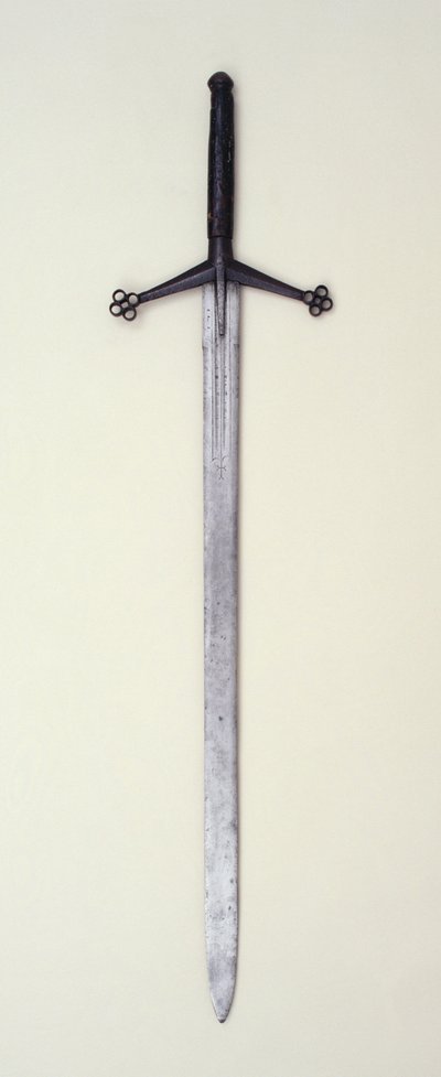 クレイモア、c.1500-30（鋼） 作： Scottish School