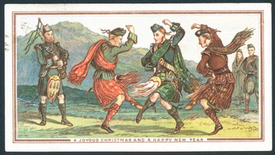 スコットランドのクリスマスカード 作： Scottish School