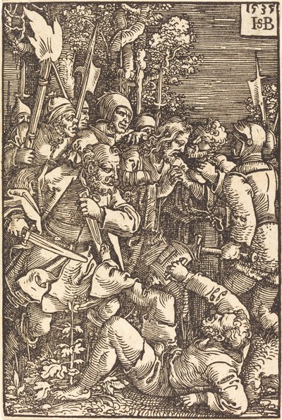 囚われのキリスト 作： Sebald Beham