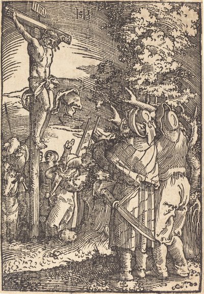 十字架上のキリスト 作： Sebald Beham