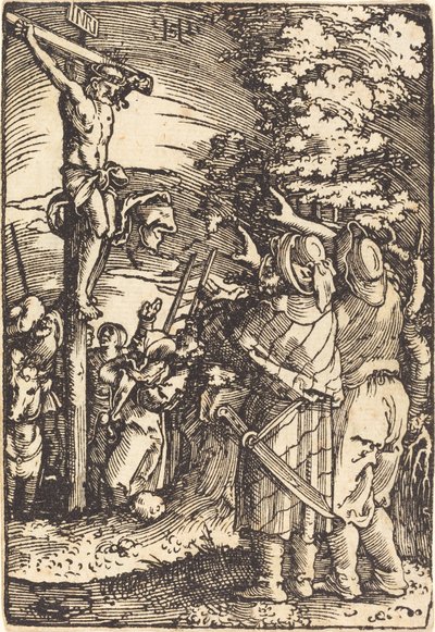 十字架上のキリスト 作： Sebald Beham