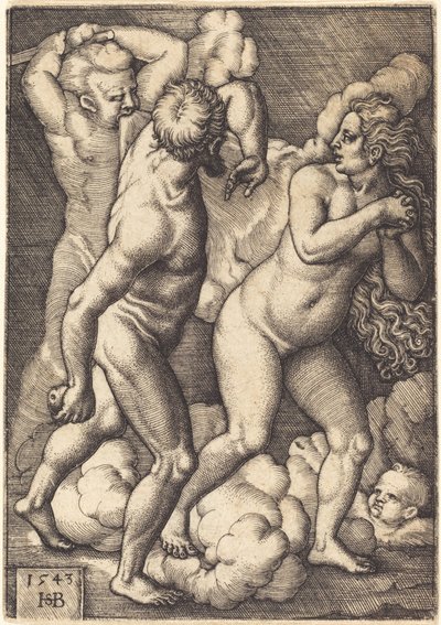 楽園からの追放 作： Sebald Beham