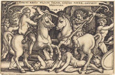 ヘラクレスとイオレ 作： Sebald Beham