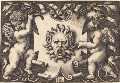 二人の天才が持つ仮面 作： Sebald Beham