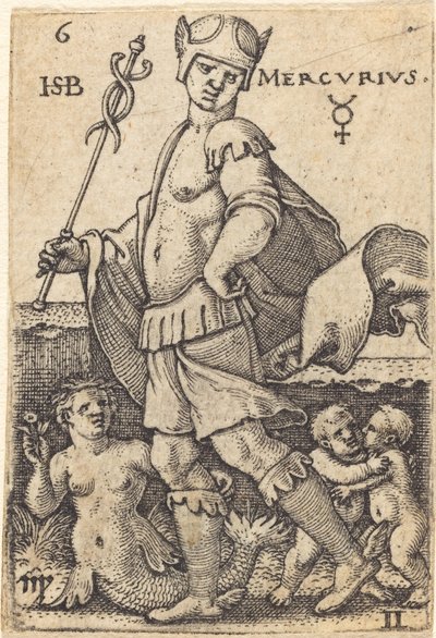 水星 作： Sebald Beham