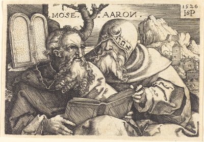 モーセとアロン 作： Sebald Beham