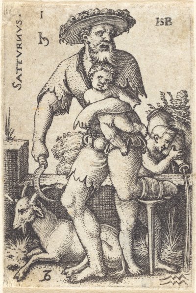 土星 作： Sebald Beham