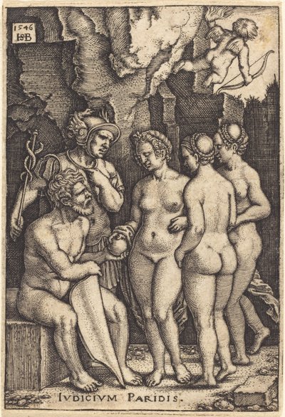 パリの審判 作： Sebald Beham