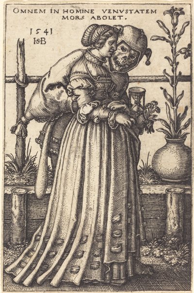 貴婦人と死 作： Sebald Beham