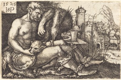 羊飼い 作： Sebald Beham