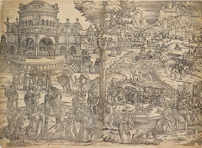 ヘロデの饗宴、16 世紀初頭 作： Sebald Beham