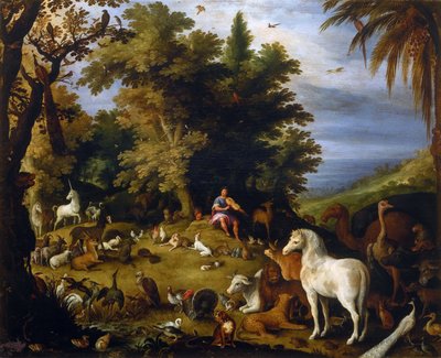 動物の間のオルフェウス、ca 1595。 作： Sebastiaen Vrancx