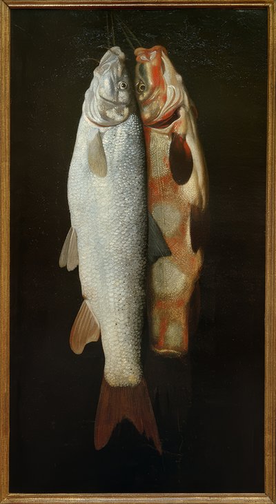 魚の静物画 作： Sebastian Stosskopf