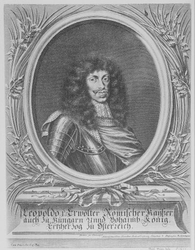 レオポルド1世、神聖ローマ皇帝、バルトロマウスキリアン2世、1674年 作： Sebastian van Dryweghen
