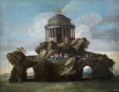 アキレスの教育 - コンカ、セバスティアーノ (1680-1764)、dit il Cavaliere - 1727 - キャンバスに油彩 - 59x74 - プラド美術館、マドリッド 作： Sebastiano Conca