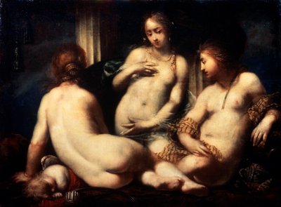 三美神、1650年代 作： Sebastiano Mazzoni