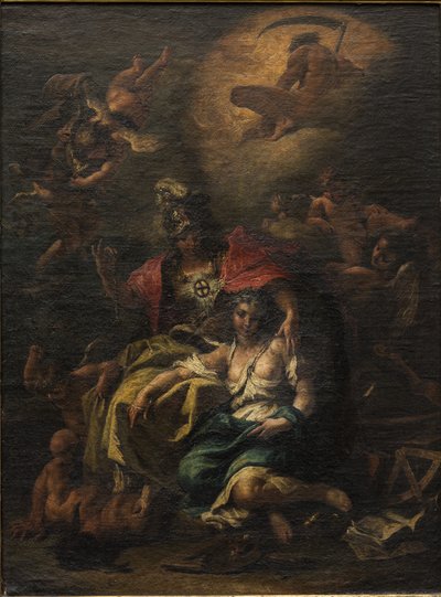 ミネルバ（油彩・キャンバス 作： Sebastiano Ricci