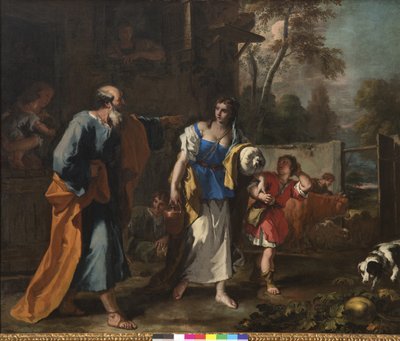 ハガルの盗作、1724年頃 作： Sebastiano Ricci