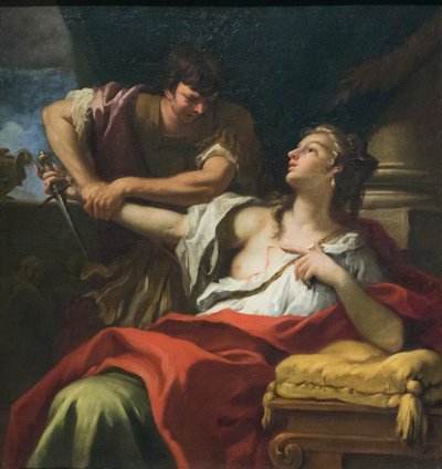 ローマのルクレチア、17世紀後半（油彩・カンヴァス） 作： Sebastiano Ricci