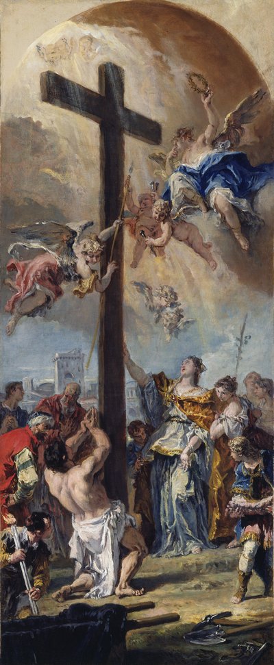 真の十字架の高揚 作： Sebastiano Ricci