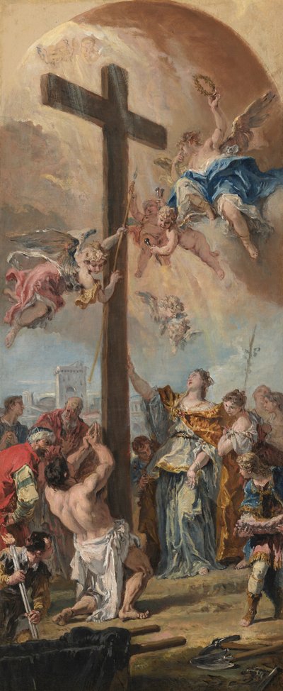 真の十字架の高揚 作： Sebastiano Ricci