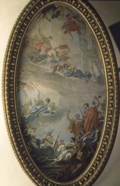 The Glorification of Science」（油彩・キャンバス） 作： Sebastiano Ricci