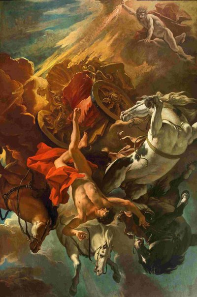 フェートンの崩壊 作： Sebastiano Ricci