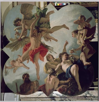 愛の罰（油彩・キャンバス 作： Sebastiano Ricci