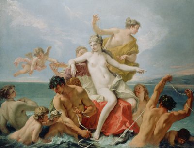 海洋金星の勝利、1713年頃（キャンバスに油彩） 作： Sebastiano Ricci