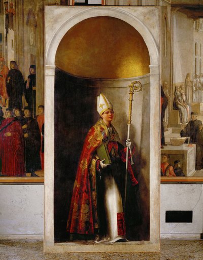 サン・ルイ・ド・トゥールーズ...（油彩・キャンバス） 作： Sebastiano del (c.1485-1547) Piombo