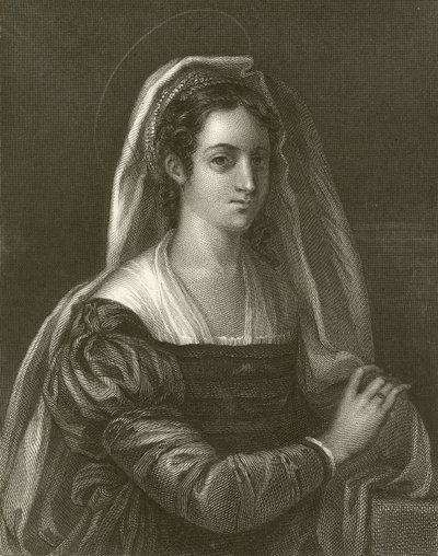 ジュリア・ゴンザーガ 作： Sebastiano del Piombo