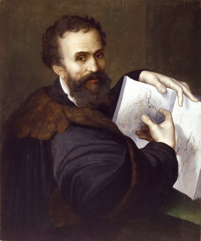 ミケランジェロブオナローティ、1520年頃 作： Sebastiano del Piombo